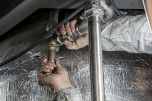 Pipe repair in garland
